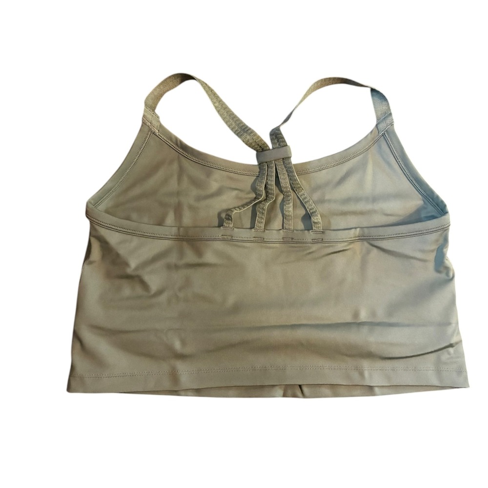 Malibu Multi-Strap Bra Sage Green Strappy Back Yoga Swim Top 2X DDD-H NEW - Picture 2 of 3